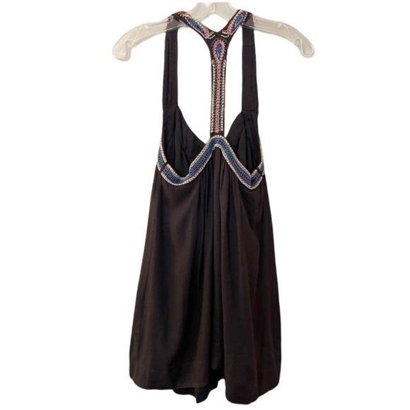 French Connection Beaded Halter-Style Top. Size 4 - Picture 4 of 15